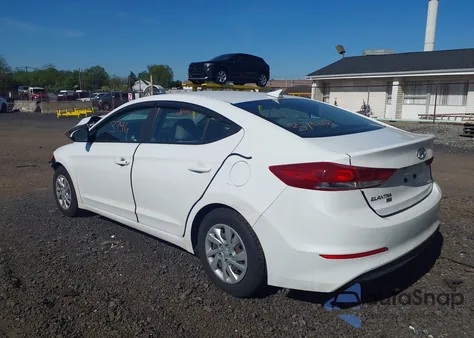 2017 Hyundai Elantra Se из США, поврежденный, VIN 5NPD74LF1HH174839